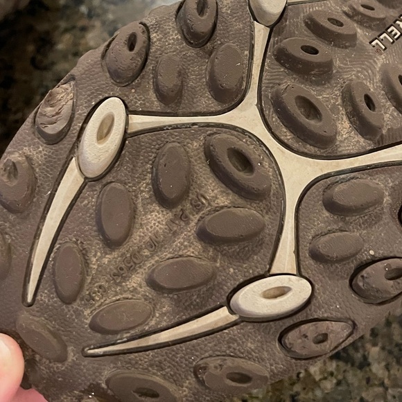 Merrell Women’s Size 6 Air Cushion Shoe Purple Brown Gray Taupe Great Condition - Picture 3 of 12